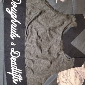 Doughnuts and Deadlifts Barely there Bra